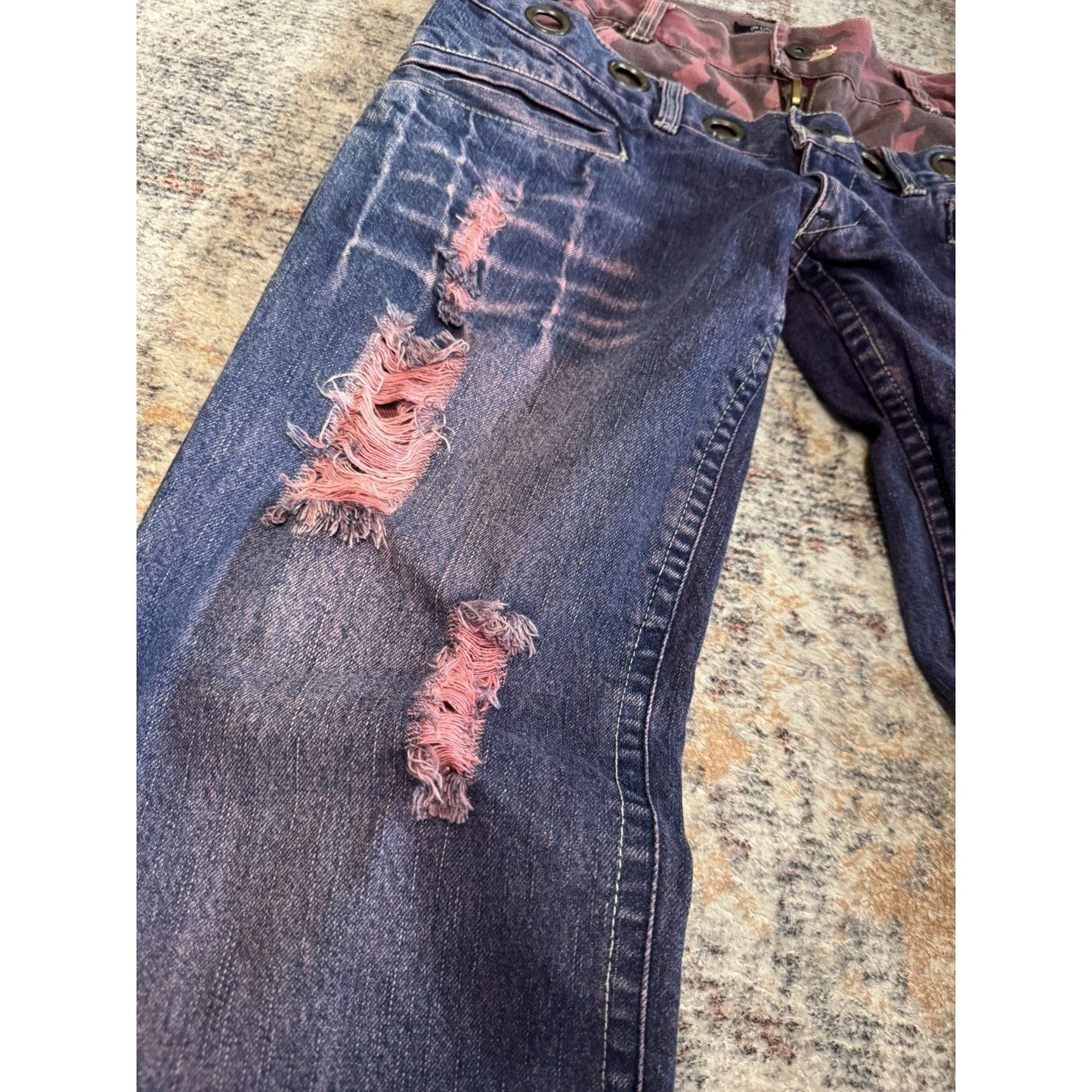 In The Attic Double Waisted Denim