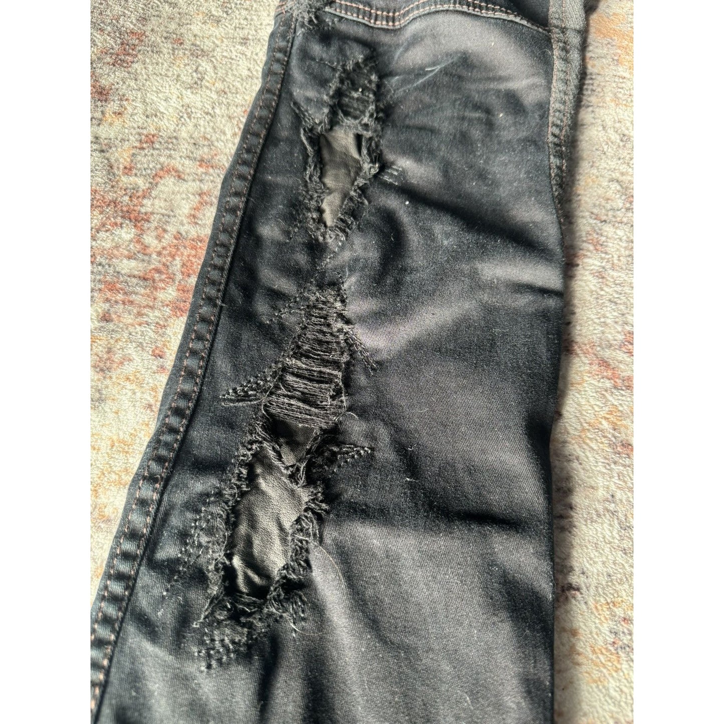 14th Addiction Lambskin/Snakeskin Patchwork Denim