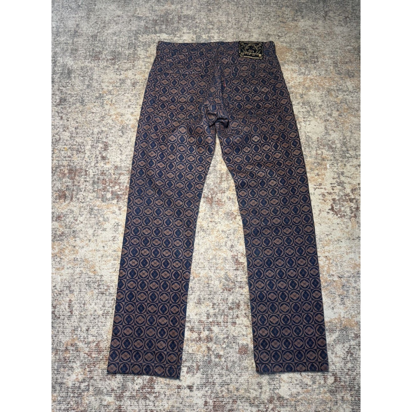 Evisu Allover Pattern Denim