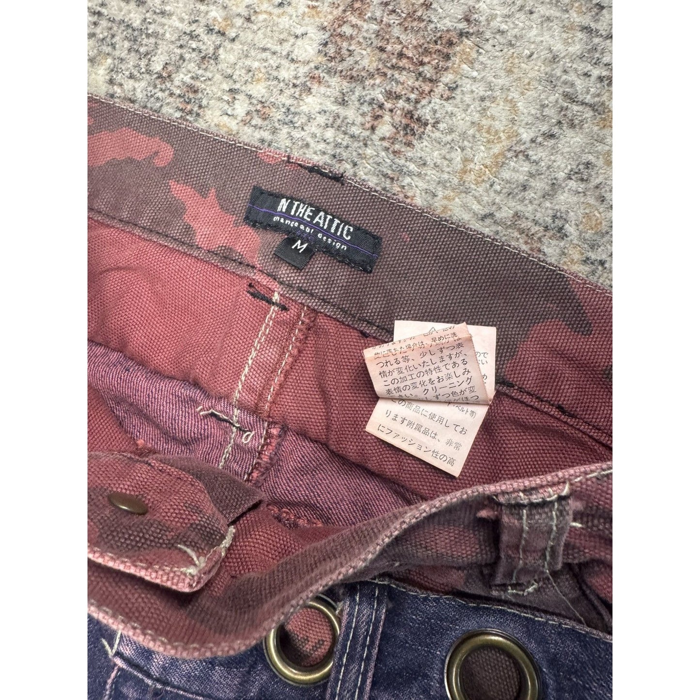 In The Attic Double Waisted Denim