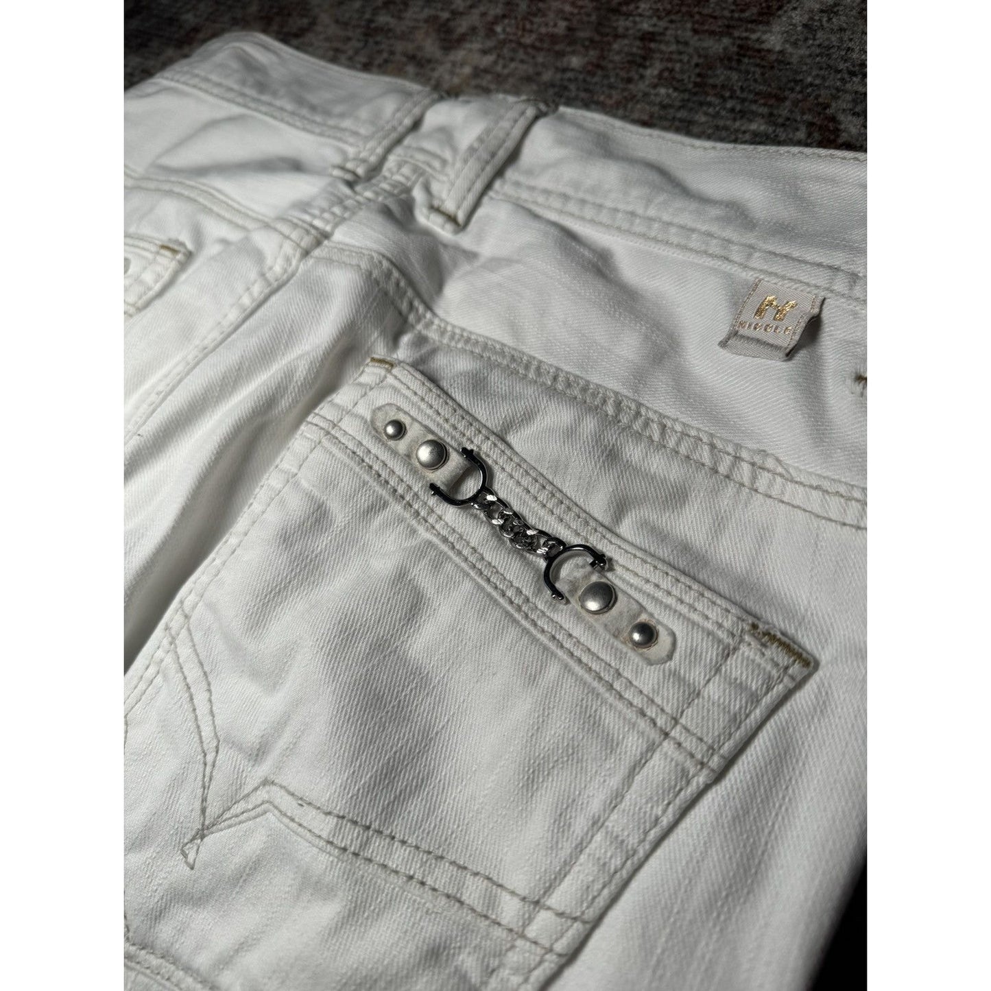 Nicole White Bootcut Denim
