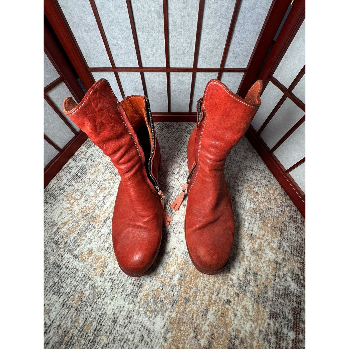 Boris Bidjan Saberi “Heimat” Horse Leather Boots