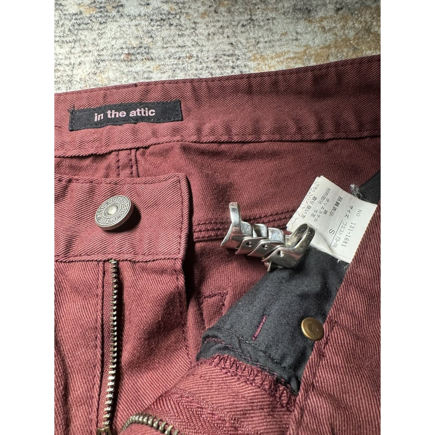 In The Attic Red Skinny Denim
