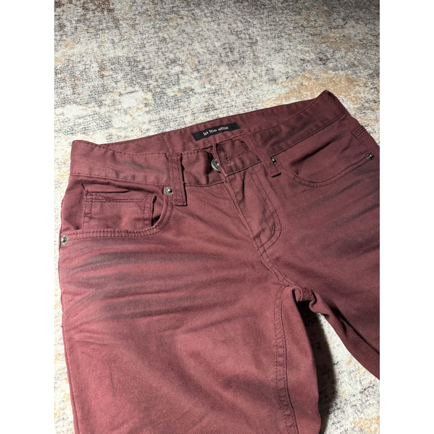 In The Attic Red Skinny Denim