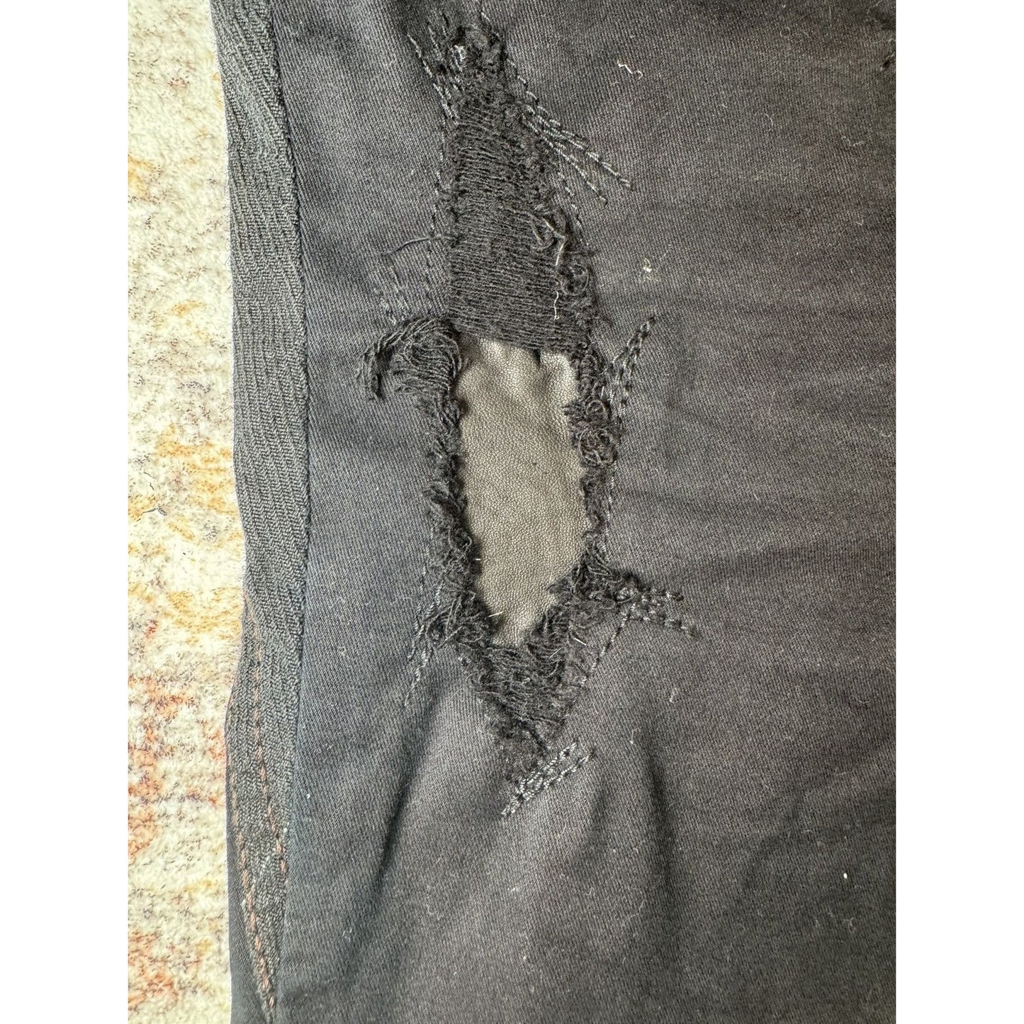 14th Addiction Lambskin/Snakeskin Patchwork Denim