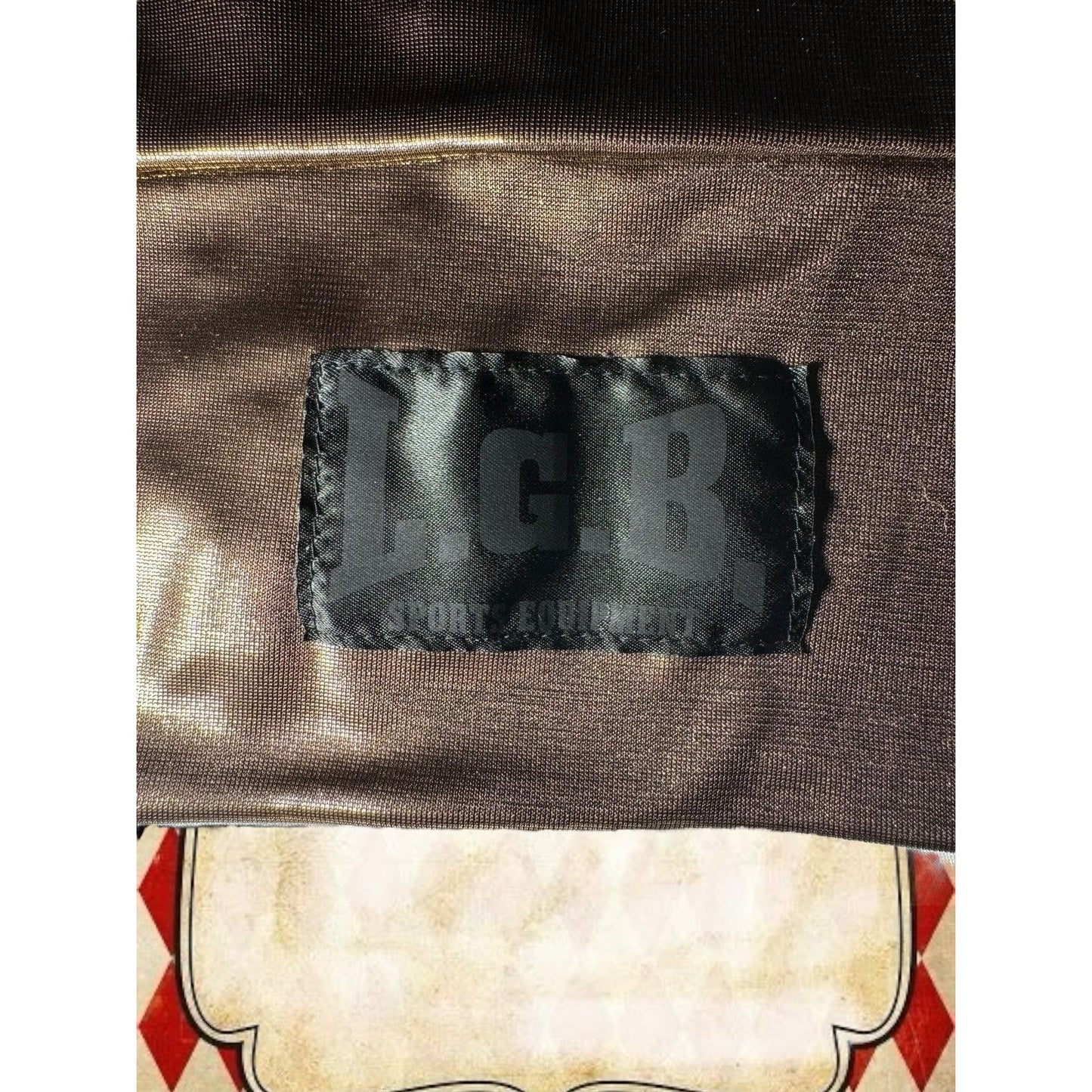 L.G.B. Gold Metallic Zip Hoodie