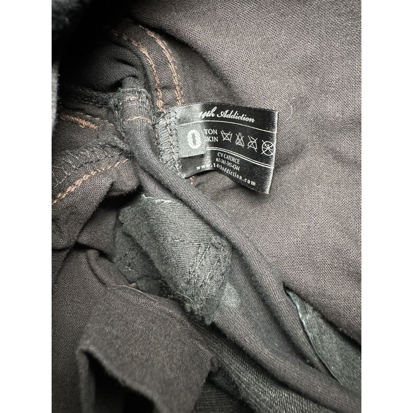 14th Addiction Lambskin/Snakeskin Patchwork Denim