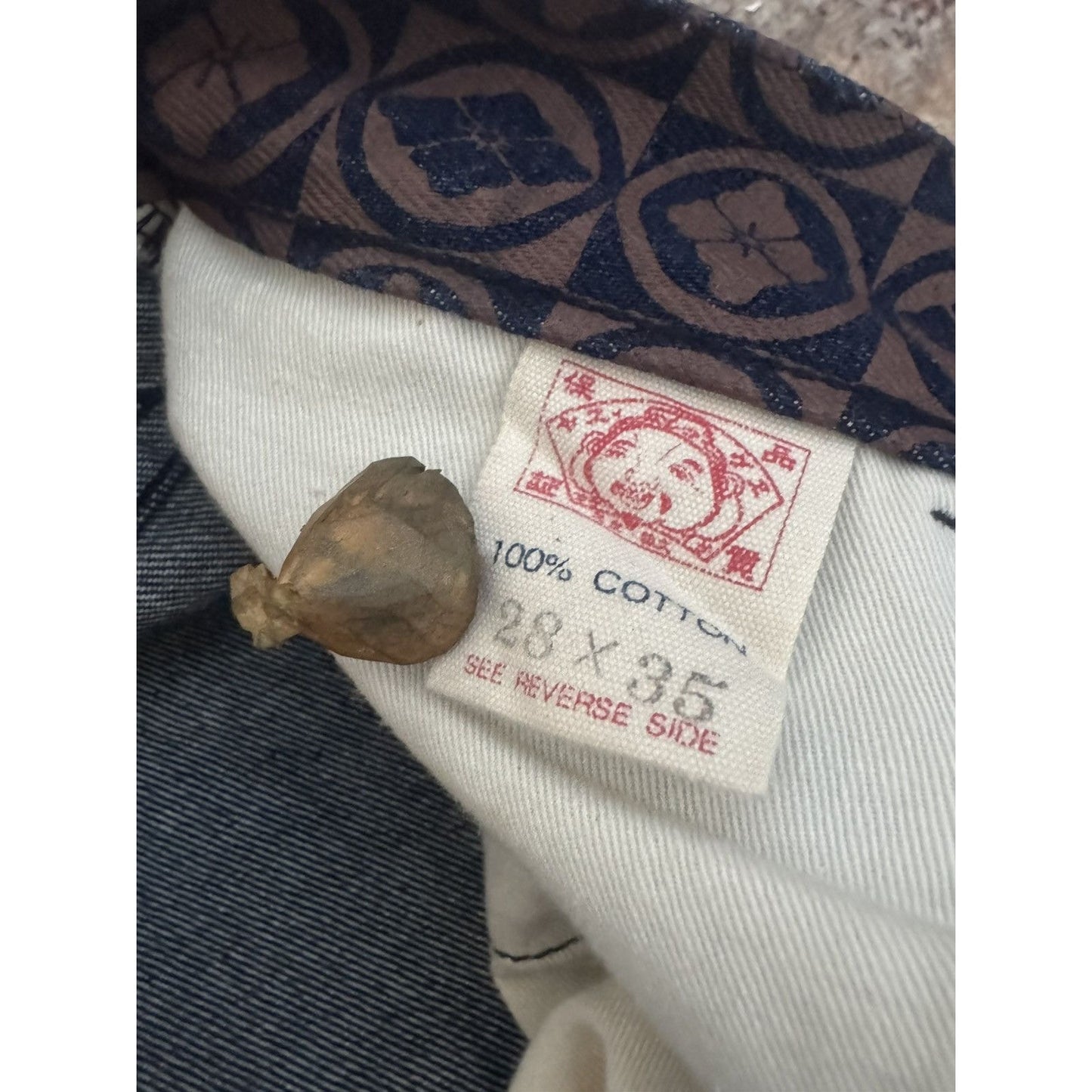 Evisu Allover Pattern Denim