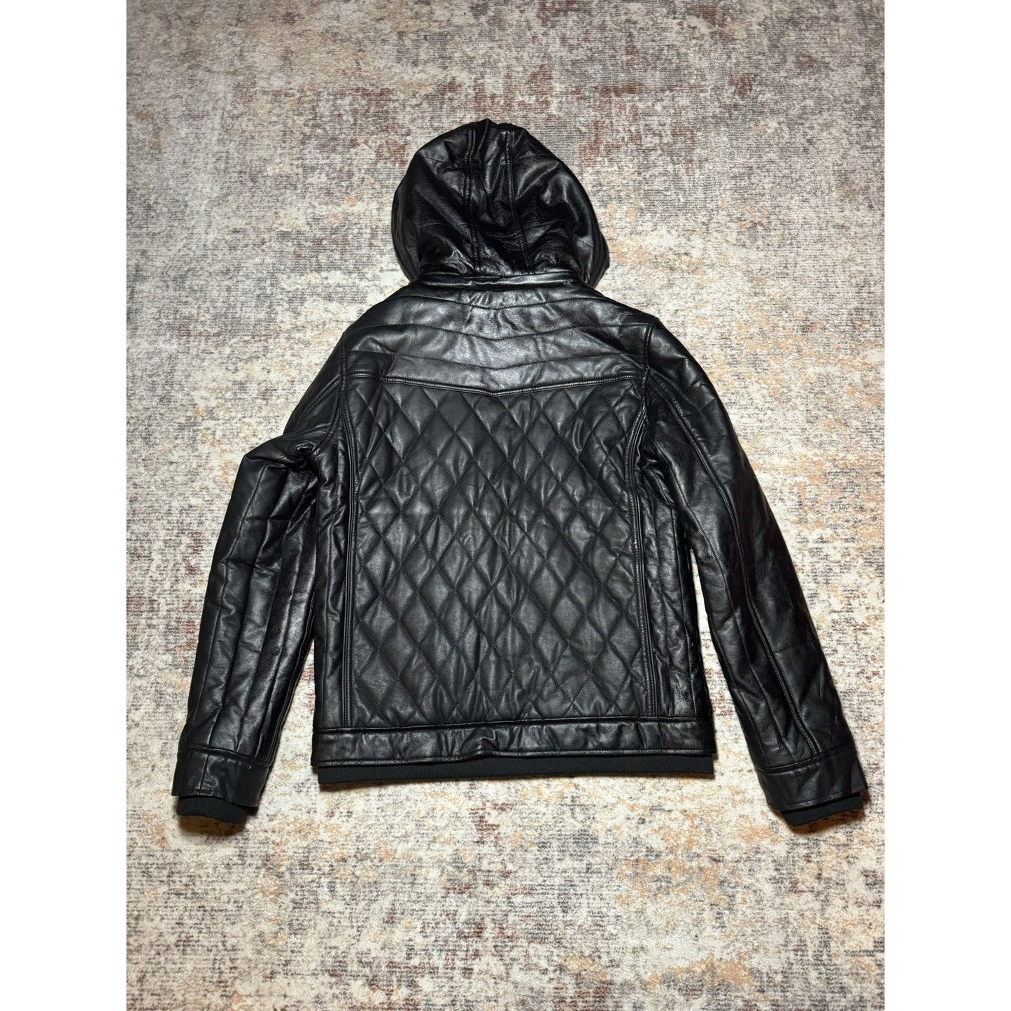 In The Attic Quilted Leather Jacket