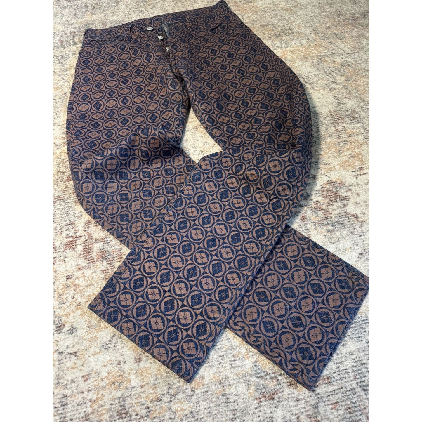 Evisu Allover Pattern Denim