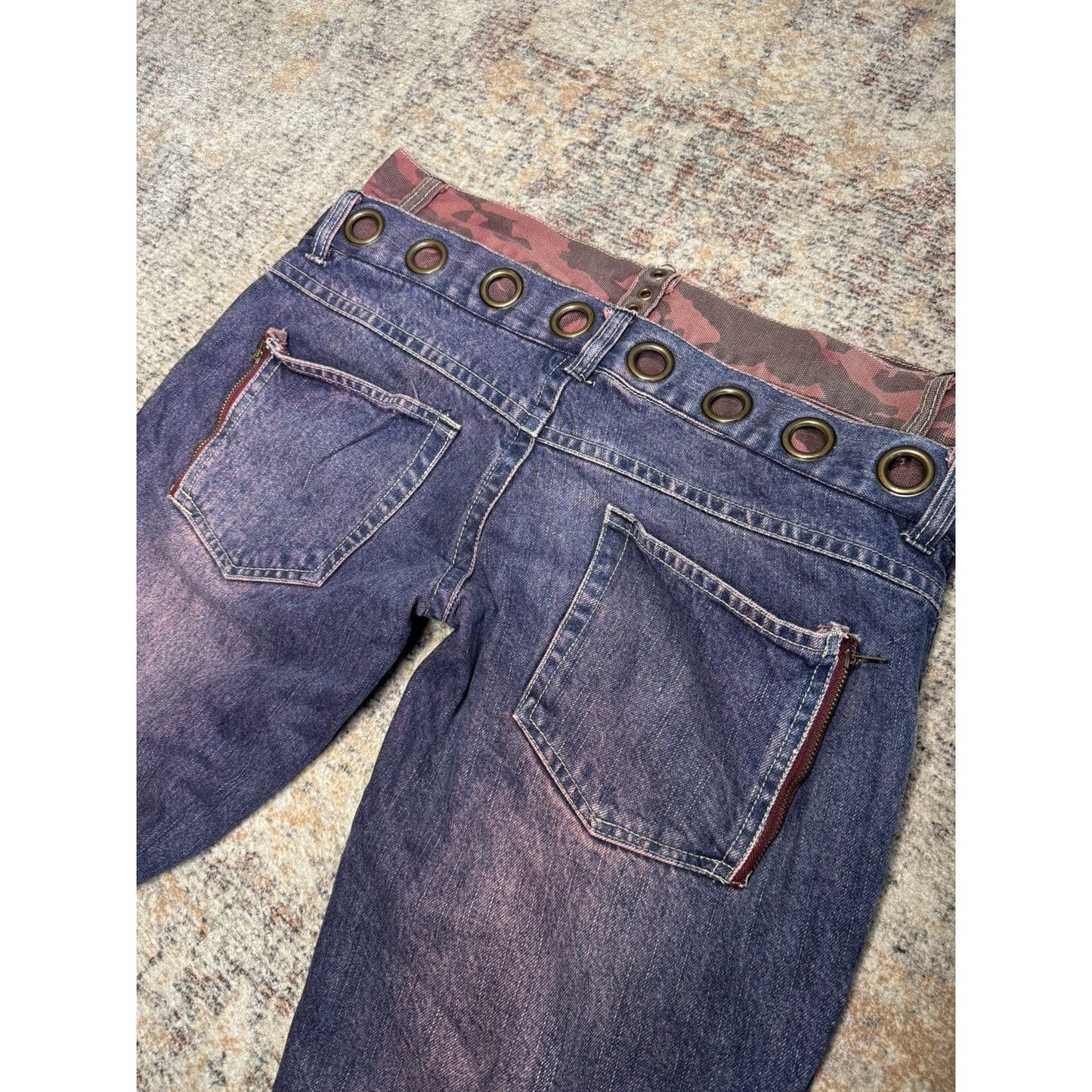 In The Attic Double Waisted Denim