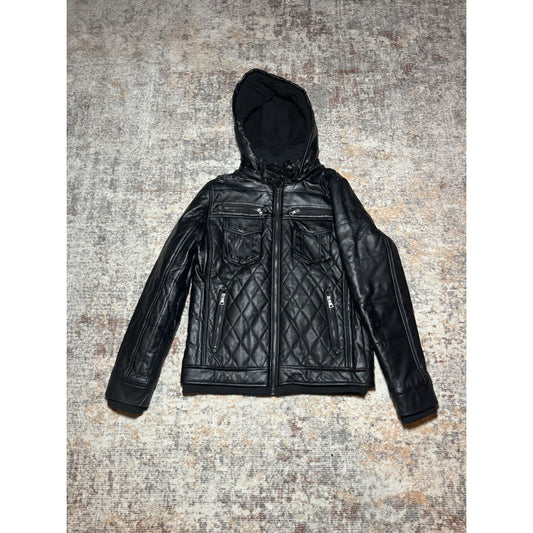 In The Attic Quilted Leather Jacket