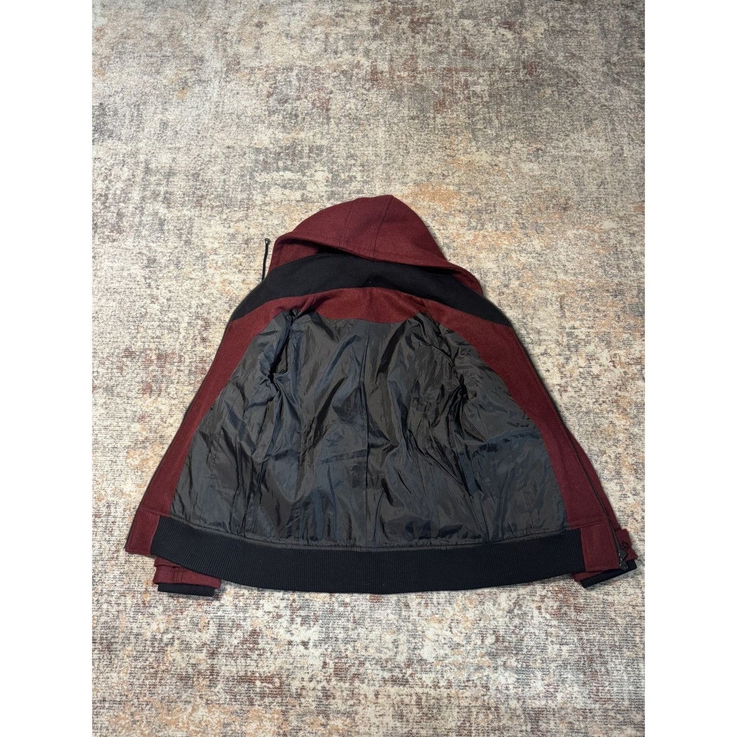 In The Attic Red Wool Coat