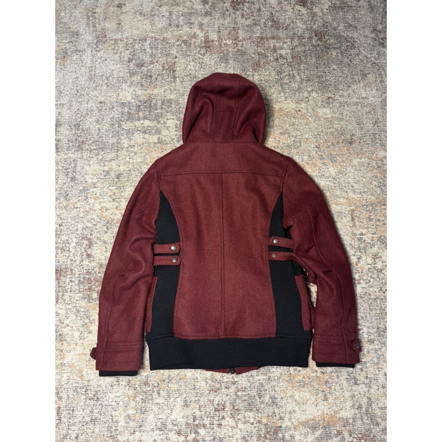 In The Attic Red Wool Coat